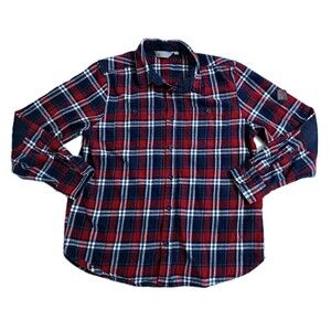 Mountain Warehouse Mens Large Flannel Red Blue Check Plaid Lumberjack Shirt